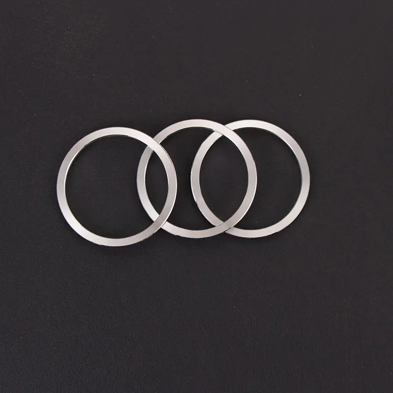 

3PCS Car aluminum alloy air conditioning knob decoration ring 3d metal stickers For Ford Focus 3 MK3 2012 Kuga