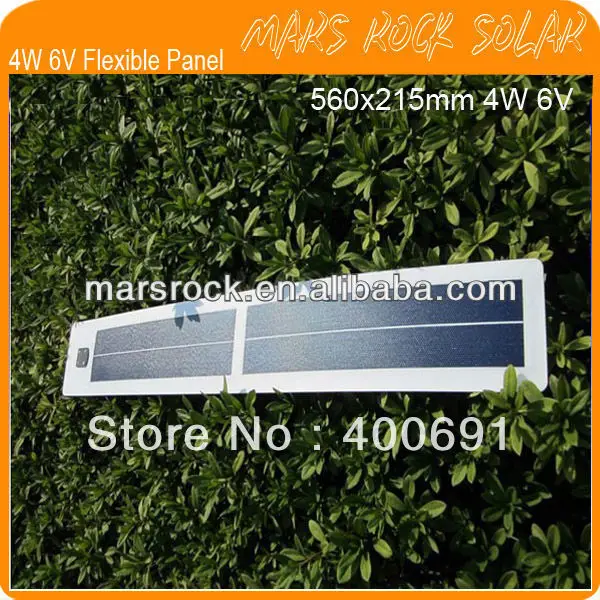 

4W 6V 560*215mm Portable Flexible Solar Cell Panel with Good Waterproof, Reliable Parameter, Lightweight, Flexible, Proformance