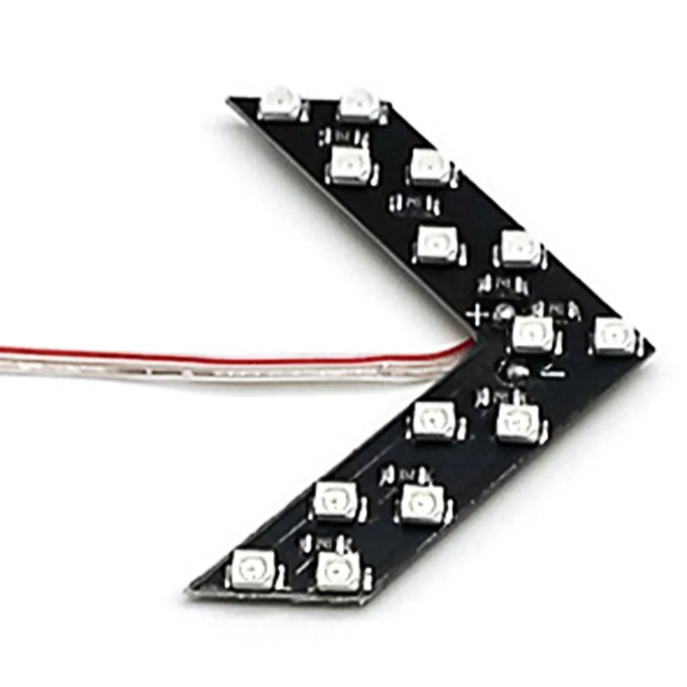 

2x hot selling Car Arrow LED Lights Indicator 14 LED 3528SMD Car Rearview Side Mirror Turn Signal Light