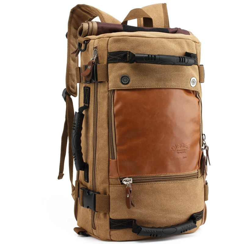 Brand Stylish Travel Large Capacity Backpack Male Messenger Shoulder Bag Computer Backpacking Men Multifunctional Versatile Bag