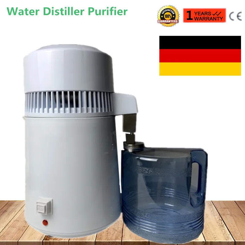 

Germany Stock 110V/220V Distilled Water Machine Safe Health Water Distiller Stainless Steel Household Lab Use Water Distiller