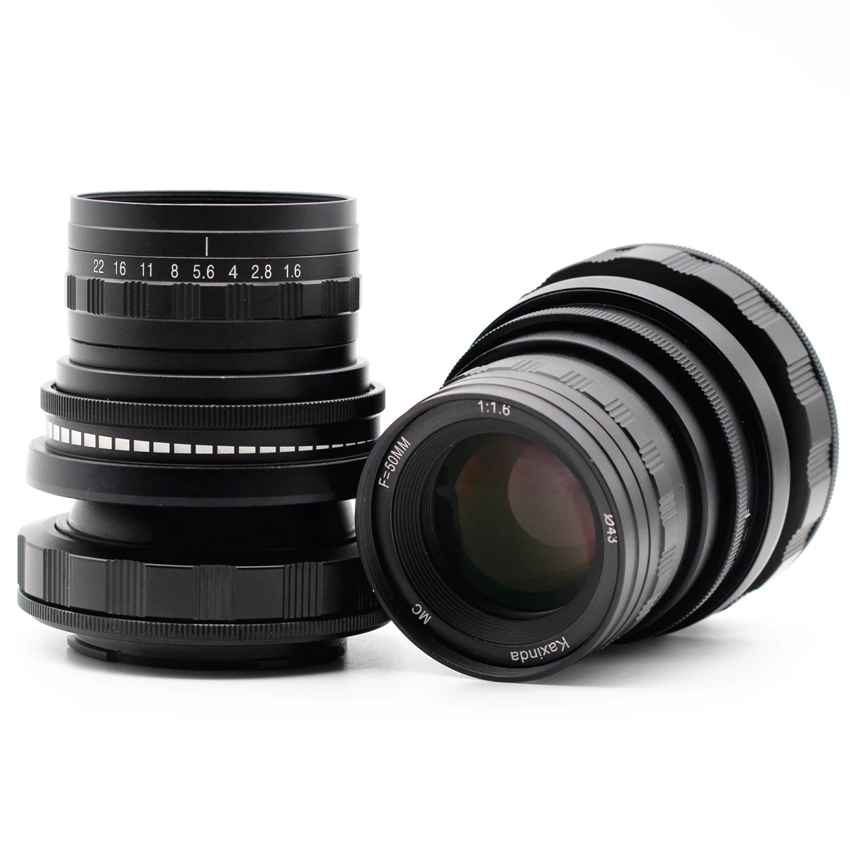 Ручной объектив Kaxinda 50 мм f/1 6 для Sony FE E mount Fujifilm X Olympus Panasonic M43 MFT Canon EF M беззеркальная