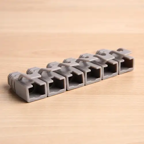 AMPCOM RJ45 Ethernet Network Cable Strain Relief Boots Cable Connector Plug Covers for CAT5 CAT5e CAT6 (Plastic) - Image 11
