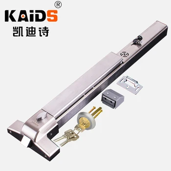 

KAIDS Alarm Function Stainless Steel Single Door Fire Rated Stainless Steel Panic Exit Push Bar / Panic Exit Device Lock