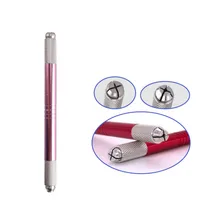 2 Head Pen Microblading Pen Tattoo Machine Permanent Fashion Eyebrow Microblading Pencil For Tatoo Microblade Flex And Round