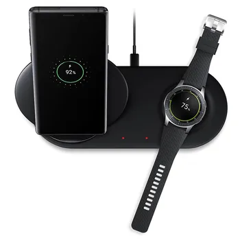 

High Power QI Fast Wireless Charging Charger Pad Dock Holder For Samsung Galaxy Note 8 Note 9 S9+ S8+ for Samsung Galaxy Watch