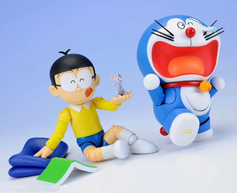 Высота каблука 10 см Nobi робот Pokonyan фигурка Doraemon трех типов лица пять пар глаз фигурку ПВХ игрушки для детей, подарок