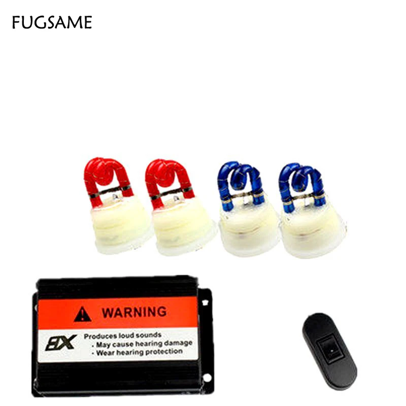 FUGSAME завод прямой 60 Вт 4 стробоскопа красный синий свет комплект полицейская пожарная система