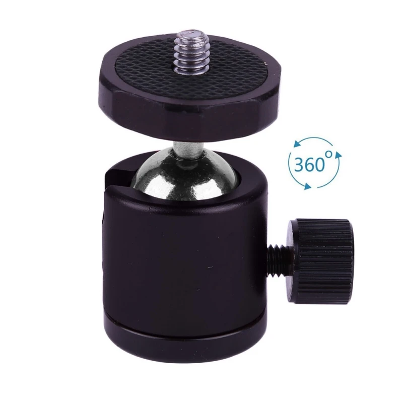Мини штатив-Трипод монтажными головками под-металлическая шаровая Головка штатив с 1/4 винт для цифровой Камера компактный DSLR сотовый телефон монопод GoPro