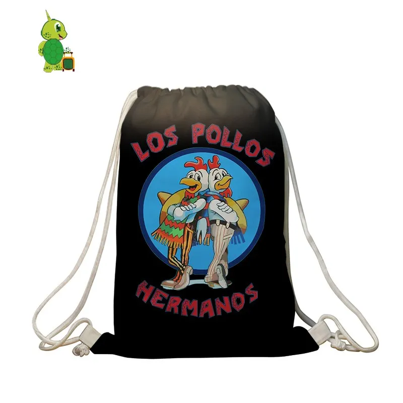 

Breaking Bad Drawstring Backpack Women Men Softback Travel Bags School Backpack Large Capacity Storage Drawstring Bags