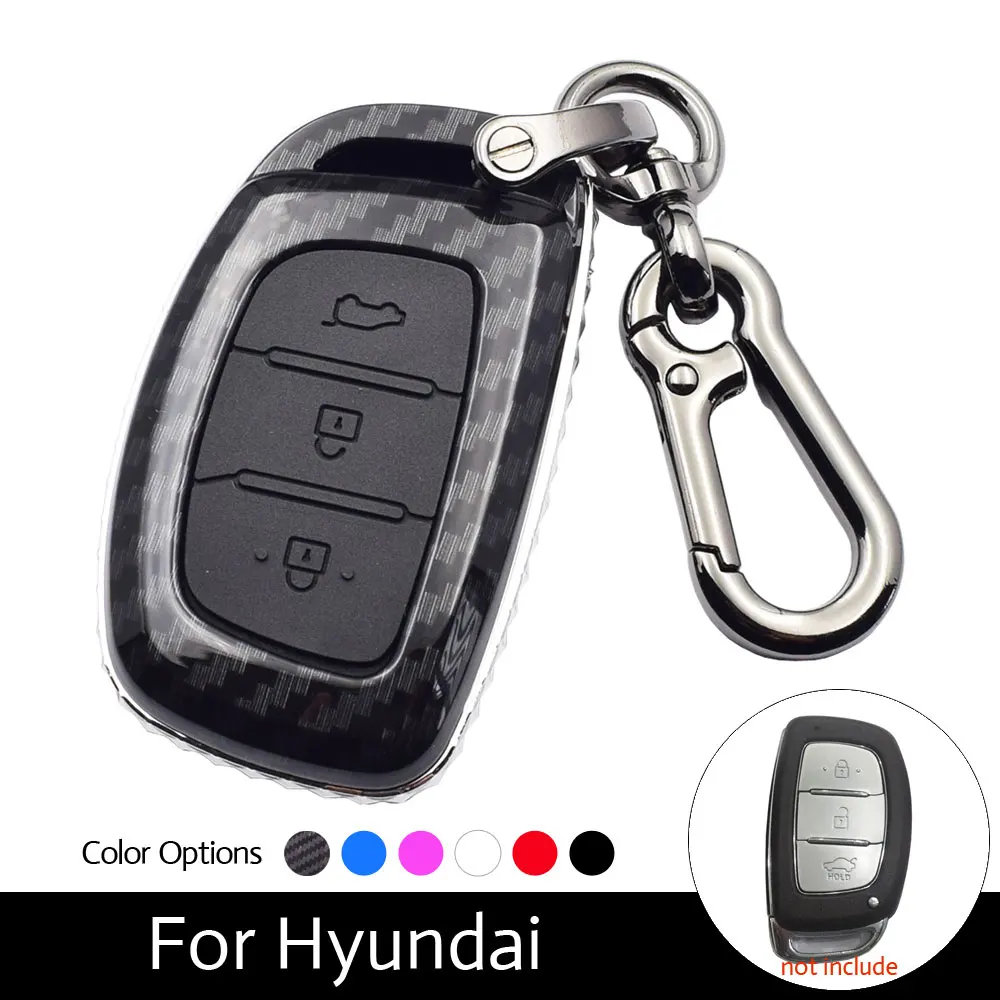 

ATOBABI Car Key Case 3 Buttons Smart Remote Cover For Hyundai Tucson ix25 ix35 Solaris i25 i30 Mistra Accent Auto Accessories