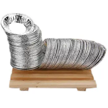 

Adeeing 250PCS Disposable Tinfoil Egg Tart Mould Baking Tool for Cupcake Fruit Tart