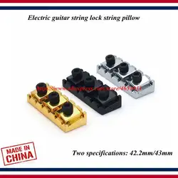 Аксессуары для гитары-двойной качели электрогитара замок с поворотным механизмом струнные устройства 43 мм/42,2 мм-гитарные части