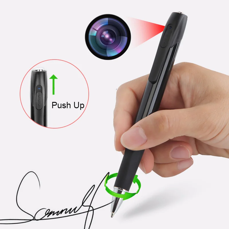 

3-5hours Long Recording time Voice Recorder HD Pen Voice Stereo Photo Recording Writting Hand Push Pen Class Meetings