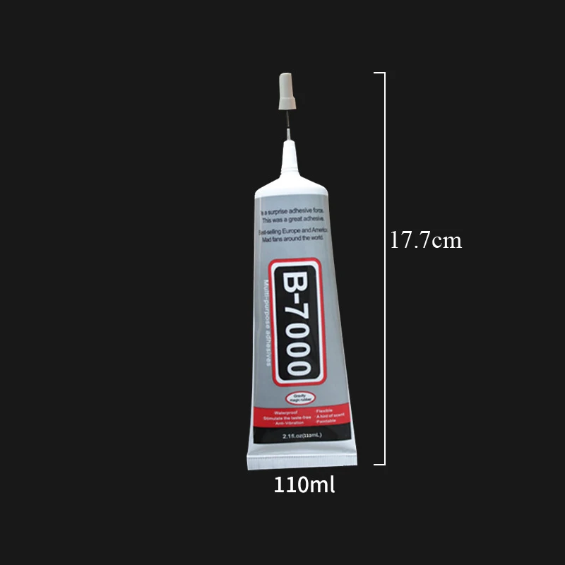 110ml Liquid B-7000 Multipurpose Glue Epoxy Resin Adhesive For Diy Crafts Rhinestone Glass Phone Touch Screen Strong Super | Канцтовары