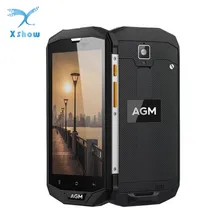 Original AGM A8 EU 5.0'' HD IP68 4050mAh 4G Smartphone 4GB+64GB Waterproof Android 7.0 MSM8916 Quad Core Mobile Phone 13MP NFC(China)