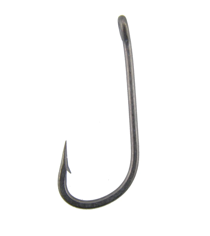 50 x Size 6 eyed BARBED carp hooks LONG SHANK fishing