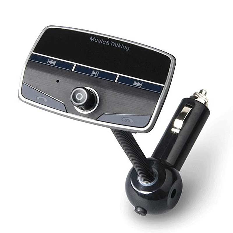 

Car MP3 Player Bluetooth V2.1 Handsfree Kit Call Wireless FM Modulator TF Card 2 Port Black Dual USB Charger for Music Talking