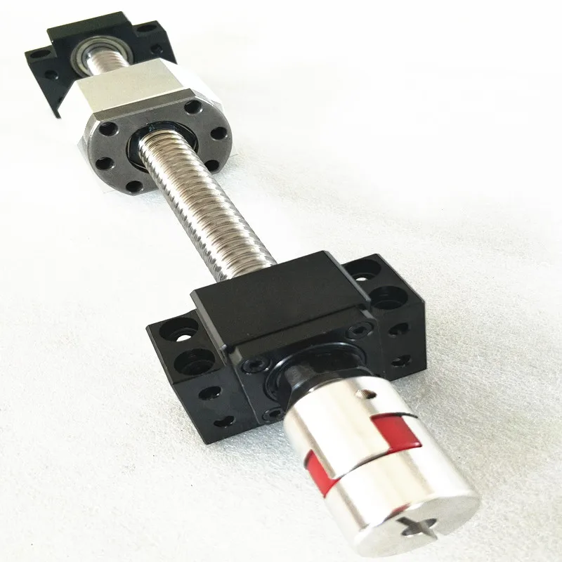 

Length can be customized SFU1204 ball screw with BK/BF10 end machining 1 pc + single nut + Ball nut housing DSG12H+coupler