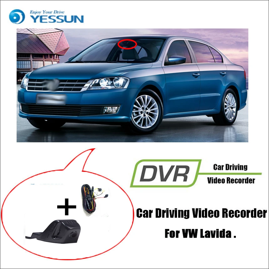 YESSUN для Volkswagen Lavida Автомобильный видеорегистратор Мини Wifi камера вождения видео