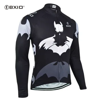 

BXIO New Classic Black Winter Thermal Fleece Cycling Jersey Autumn cycling Clothing Road MTB Fleece Jacket Roupa Ciclismo 111-J