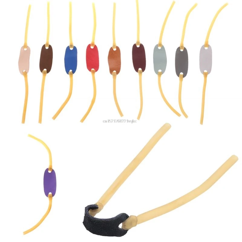 

1PC 6*9mm Elastic Rubber Band Bungee Replacement For Slingshot Catapult Hunting