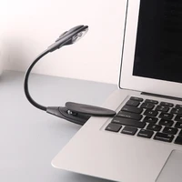 Мини Гибкая USB новинка свет регулируемый зажим мини светодио дный портативный светодиодный Книга Чтение свет лампы для ноутбука ПК пюпитр луна лампа