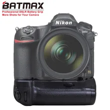 Suporte vertical de bateria para câmeras dslr batmax MB-D18 d850, suporte vertical de bateria para câmeras d850 MB-D18 dslr nikon com EN-EL15a EN-EL15 ou 8x batedor aa