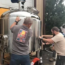 1200 литров паровой рубашкой Mash Tun из нержавеющей стали 304 ремесло винокурни Lauter Tun