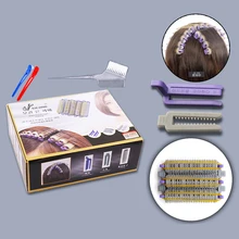 24 шт./компл. салон нейлон крюк и петля бигуди Набор для всей поверхности корня Пермь стержней щипцы для завивки волос с зажимами и резинок Высокое качество 1350