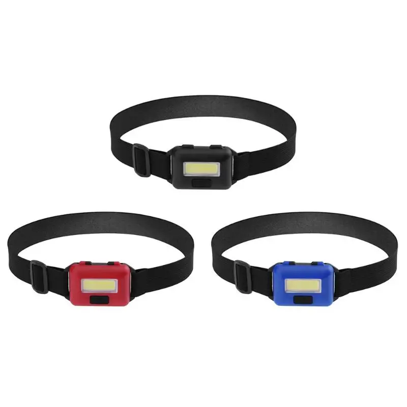 Top 3 Modes Bicycle Headlight Waterproof COB LED Bike Lantern Outdoors Hiking Camping Flashlight Headlamp Torch 3 Colors 1