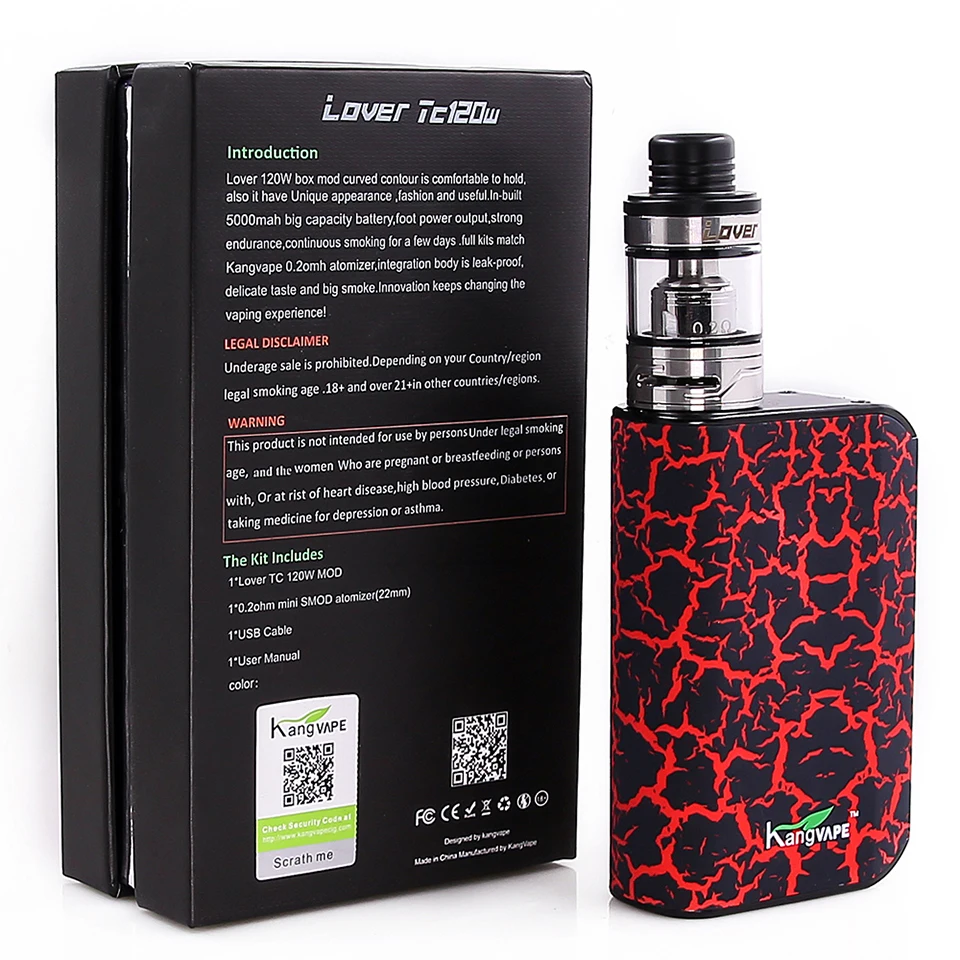 Kangvape Lover TC 120w crakle kit (4)