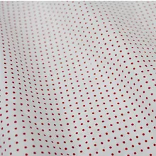 150*50 см Красного цвета в горошек, в белом цвете хлопок печатных ткань "Тильда" ткани для детей, изготовленная по лоскутной технологии для собственноручных изделий Прямая PB005