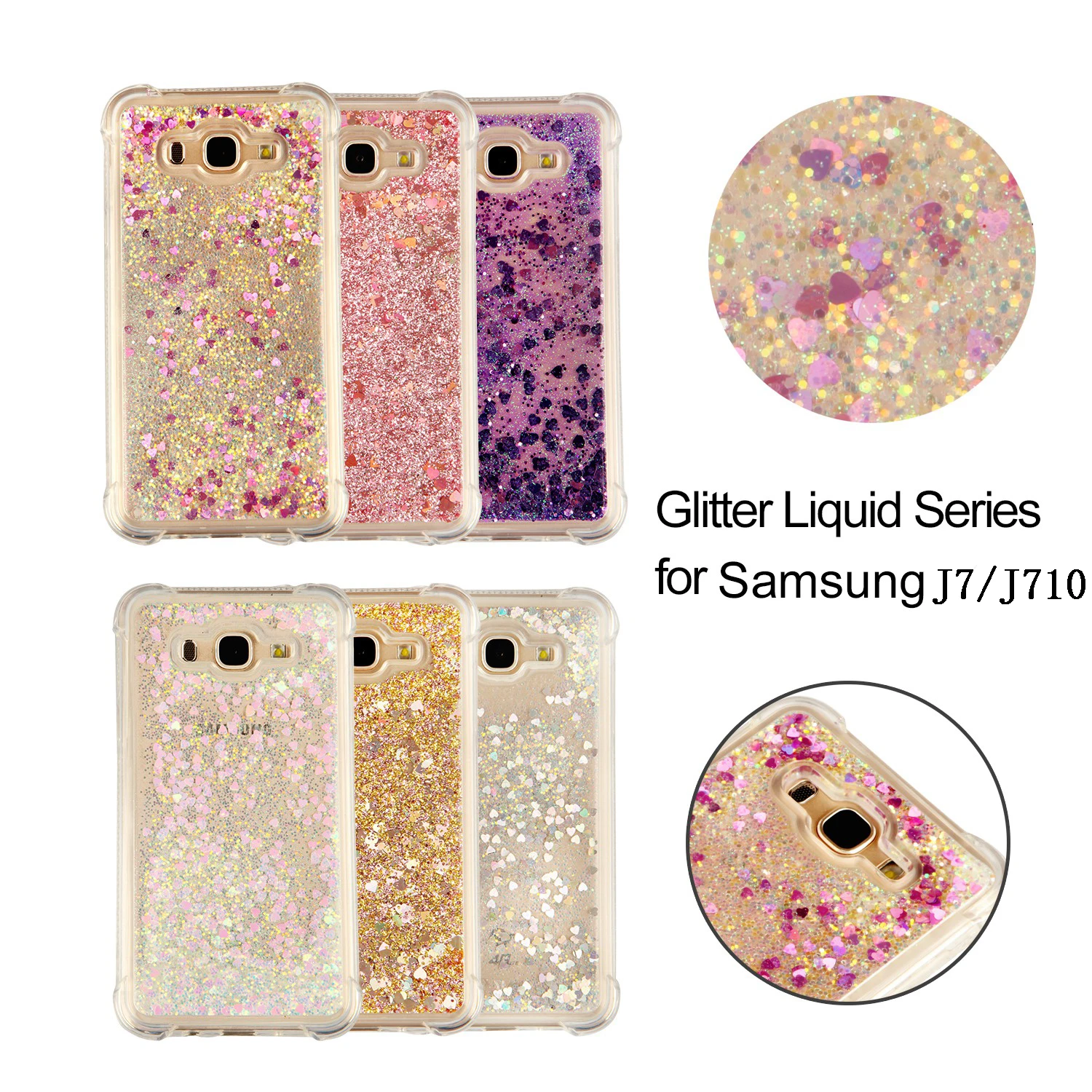 Цвета для Coque samsung Galaxy J7 2015 Мягкий силиконовый чехол из ТПУ с жидкости телефонные