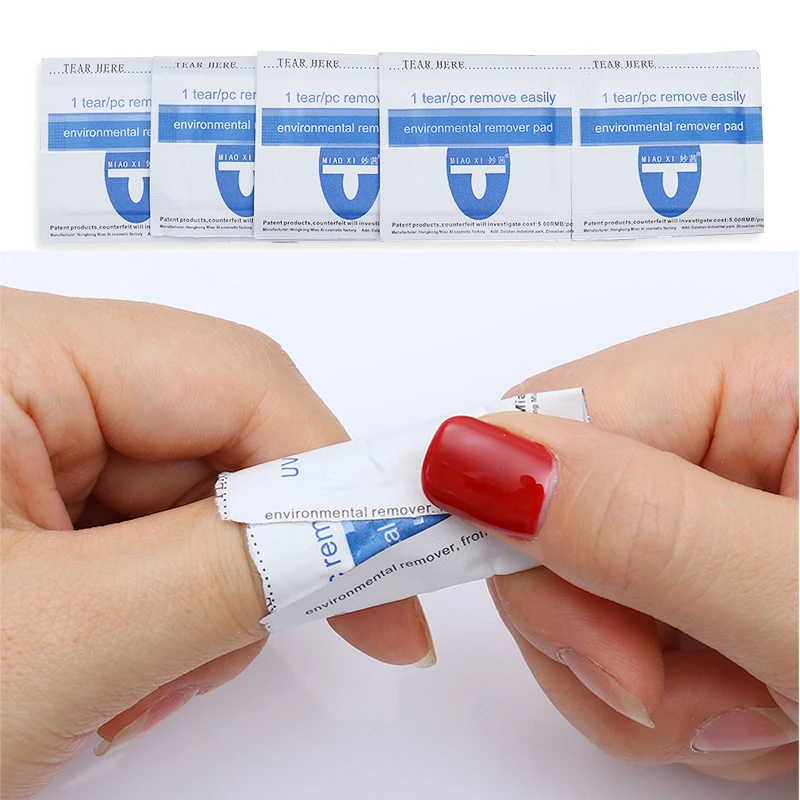 

10 Pcs Nail Gel Polish Remover Lint-Free Wipes Napkins For Manicure Remover Pads Paper Nail Cutton Pads for Nail Polish Remove