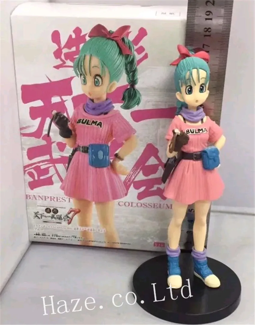 

Anime Dragon Ball Z Bulma PVC Figure Figurine Model17cm