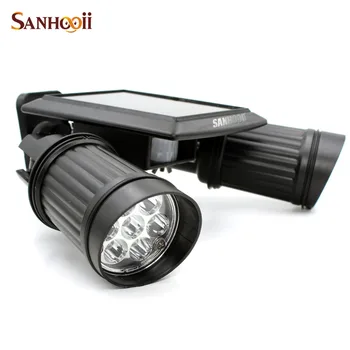 

Outdoor LED Solar Power Rotatable PIR Motion Sensor Garden Yard Wall Spot Light Security Lamp Waterproof Spotlight