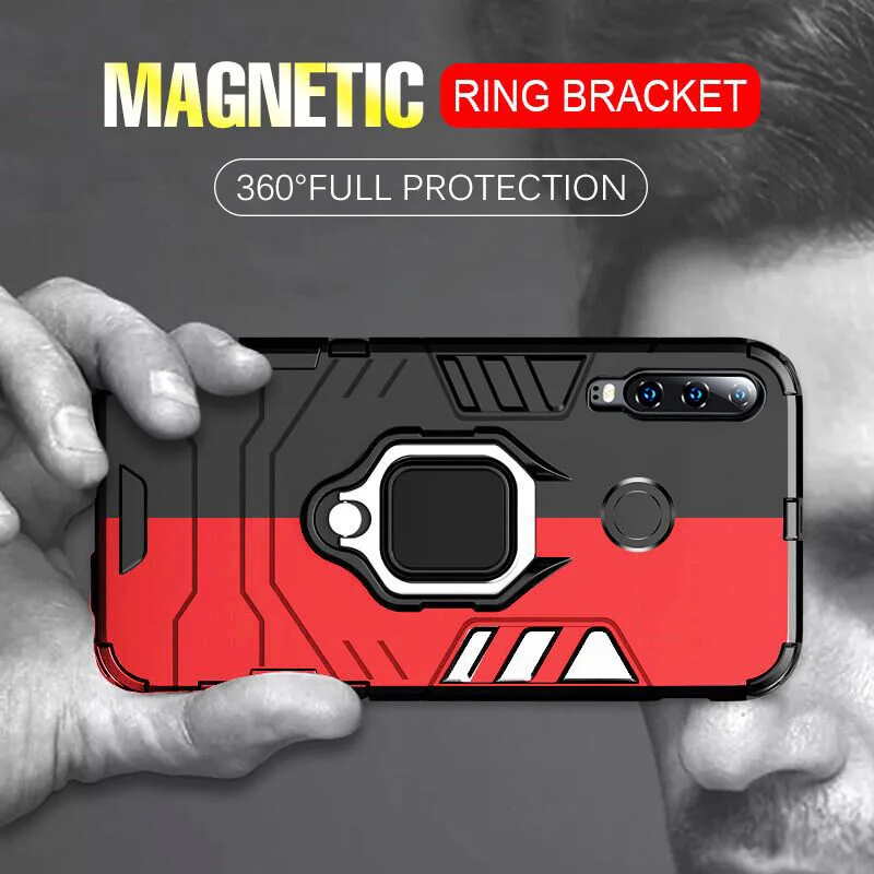 

Luxury Armor Car Ring Case For Huawei P20 P30 Pro P20 Phone Case Cover For Huawei P20 Lite P30 Soft Edge Shockproof Bumper Case