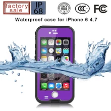 Original Redpepper Waterproof Case For IPhone 6 6S 4.7 inch Hard PC+TPU Hybrid Cover,50pcs/lot