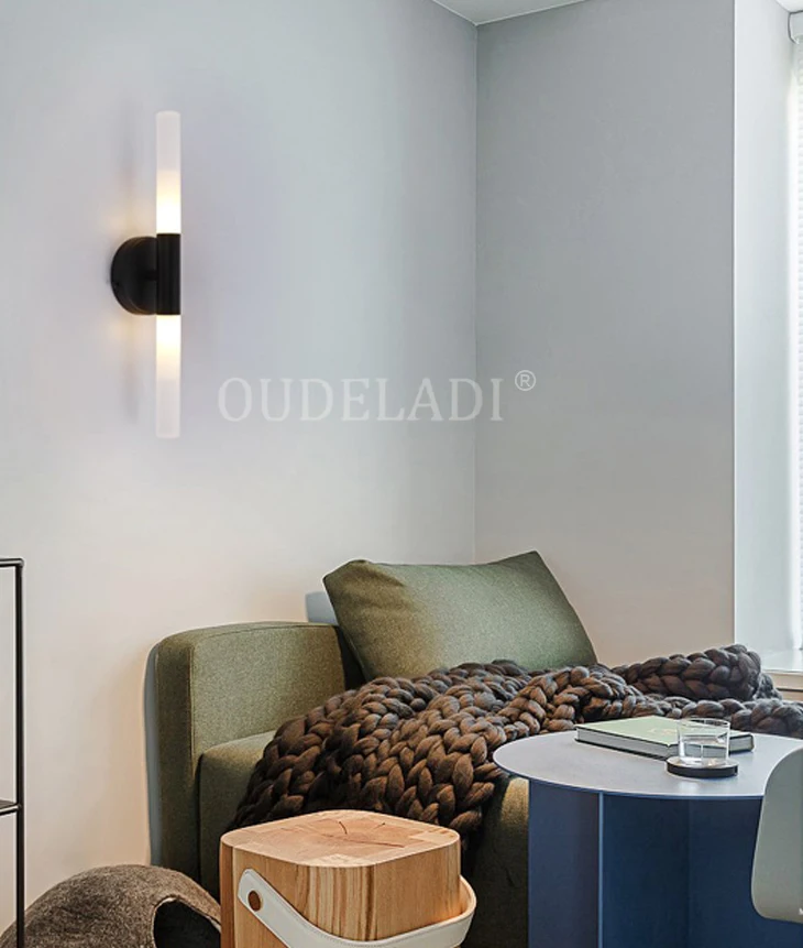 Tubo de Metal Moderno para Cima para Baixo Lâmpadas Parede Quarto Foyer Banheiro Sala Estar Lâmpada Luz Led 10 baixo lâmpadas parede led quarto foyer banheiro