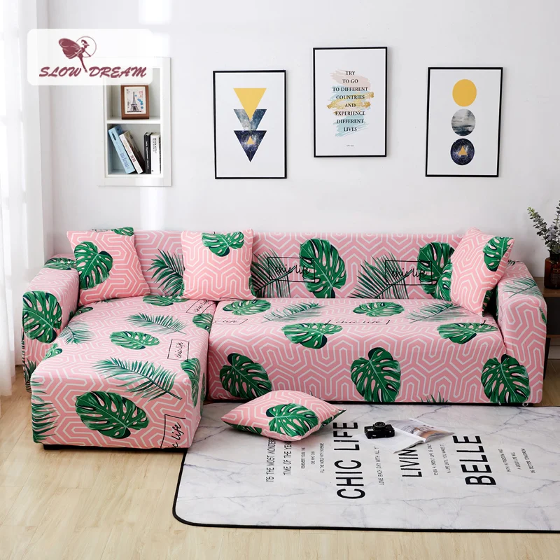 Lowdream угловой диван накидка на диван домашнее сиденье растягивающийся эластичный ремешок Мебель съемный диван собрать чехол