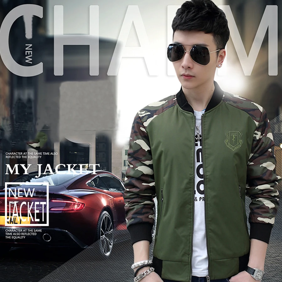 

Brand Harajuku Skateboard Exercise Camouflage Workout Jacket Men/Women Lovers Windbreaker Windproof Clothes Coat Chaqueta Hombre