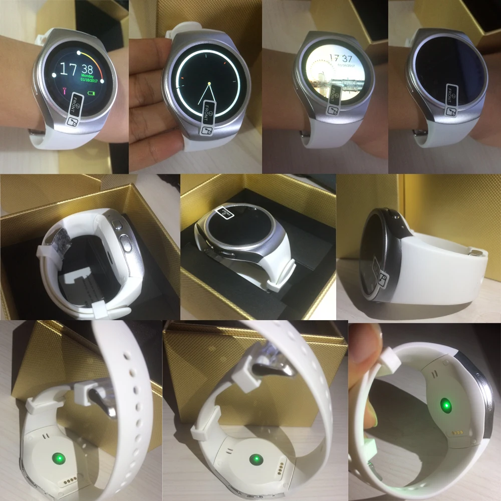 1 3 дюйма умные часы kw18 Bluetooth 4 0 мужские с камерой mtk2502 Смарт Спорт Вибрация монитор