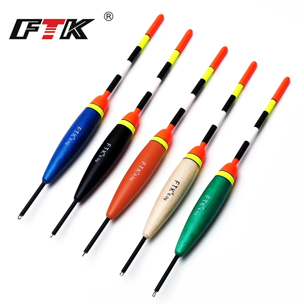 FTK Barguzinsky Fir 10 шт./лот смешанный размер цветной буй дрифтерная трубка Articulos De Pesca