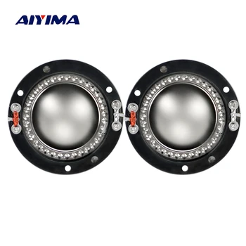 AIYIMA 2Pcs Audio Speakers 34.4/44.4mm Treble Voice Coil Titanium Film DIY For Tweeter Driver Speaker Repair Parts Accessories finlemho neodymium speakers for line array speaker home theater professional audio de400 44mm voice coil stage studio audio