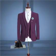 2018 Last Coat Mens Suit Wool Single Button Casual Suit Men,Mens tuxedo with pants, Business Classic Wedding Suits terno trajes men pink suit mens tuxedos jacket men singer costume suit trajes de novios mens suit traje novio boda mens suits with pants