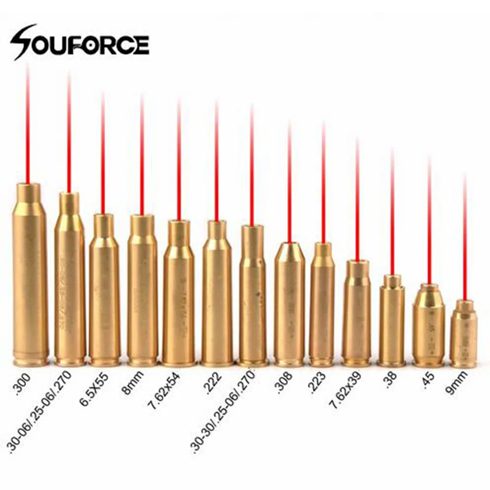 Красная точка лазер латунь медь boresight CAL картридж Диаметр sighter для прицела охота регулировки