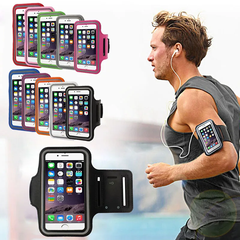 

Fashion Sport Arm Band Cover For iphone 6 7 8 6S 4.7Inch Running Armband Gym Full Skin Protecor Arm Holder Pouch Phone Case