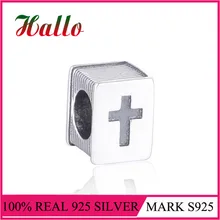 Изысканные ювелирные изделия крест серебряные подвески Рождественский Бисер для изготовления ювелирных изделий Подходит Браслеты перласа para bisuteria para manualida