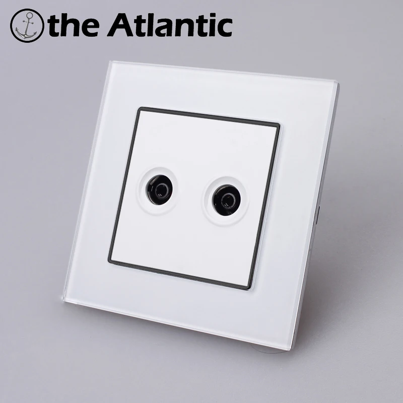 Atlantic Switch телефон/ТВ/Интернет розетка все модели роскошный кристалл стекло панель